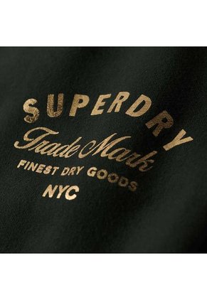 Superdry Sudadera Para Mujer Luxe Metallic Logo Superdry