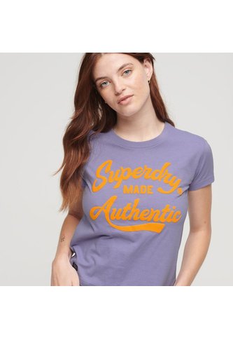 Superdry Camiseta Manga Corta Graphic Para Mujer Archive Neon Superdry Superdry
