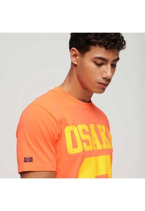 Superdry Camiseta Manga Corta Para Hombre Osaka Neon Graphic Superdry