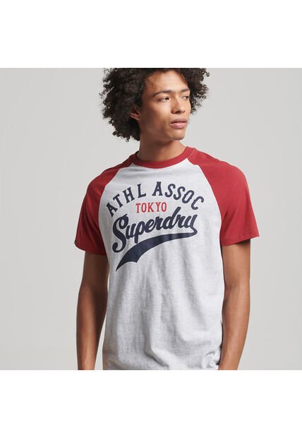 Superdry Camiseta Para Hombre Vintage Home Run Raglan Superdry
