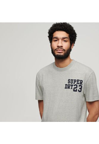 Superdry Camiseta Para Hombre Emb Superstate Ath Logo Tee Superdry Superdry