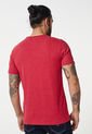 Camiseta Rojo-Blanco Superdry Vintage Logo Corporate de Superdry