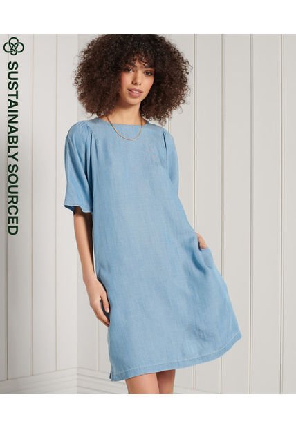Superdry Vestido Corto Para Mujer Tencel T Dress Superdry 52087