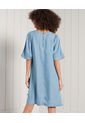 Superdry Vestido Corto Para Mujer Tencel T Dress Superdry 52087 de Superdry
