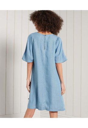 Superdry Vestido Corto Para Mujer Tencel T Dress Superdry 52087