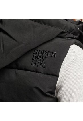 Superdry Everest Hooded Puffer Gilet Para Mujer Superdry