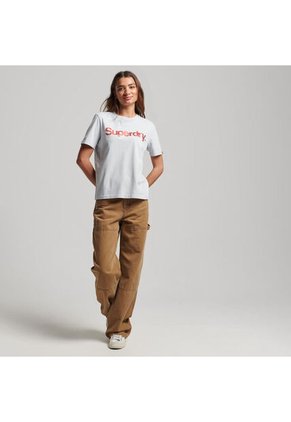 Superdry Camiseta Para Mujer Metallic Core Superdry