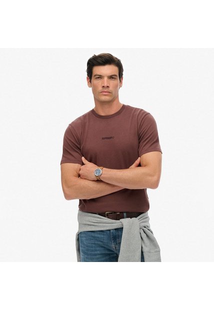 Superdry Camiseta Manga Corta Para Hombre Micro Logo Superdry