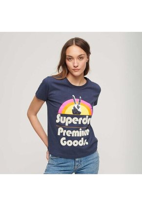 Superdry Camiseta Para Mujer 70'S Retro Superdry