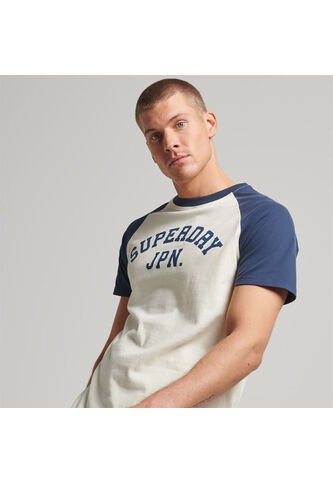 Superdry Camiseta Para Hombre Vintage Gym Raglan Superdry Superdry