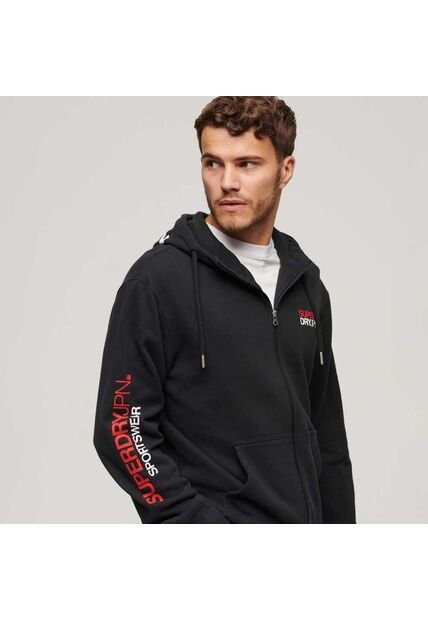 Superdry Buzo Abierto Para Hombre Sport Loose Superdry