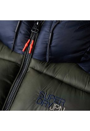 Superdry Chaqueta Padded Para Hombre Colour Block Sport Puffer Superdry