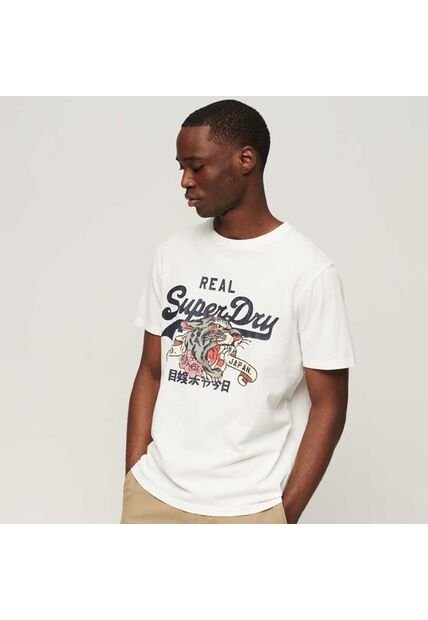 Superdry Camiseta Para Hombre Vintage Narrative Superdry