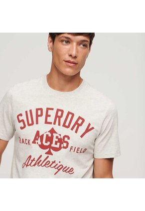 Superdry Camiseta Para Hombre Athletic College Graphic Superdry
