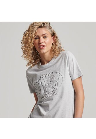 Superdry Camiseta Para Mujer Vintage Cooper Emboss Tee Superdry Superdry