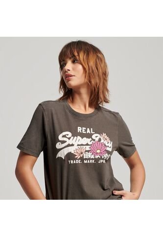 Superdry Camiseta Para Mujer Vintage Narrative Superdry Superdry