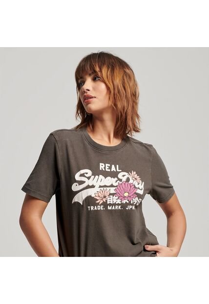 Superdry Camiseta Para Mujer Vintage Narrative Superdry