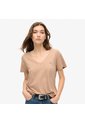 Superdry Camiseta Manga Corta Para Mujer Studios Slub Emb Vee Tee Superdry de Superdry