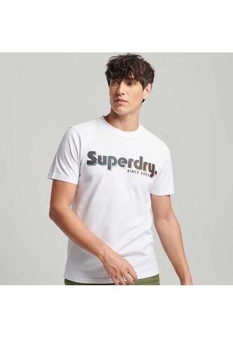 Superdry Camiseta Manga Corta Para Hombre Terrain Logo Classic Superdry Superdry