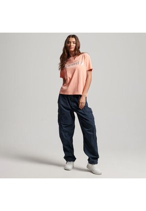 Superdry Camiseta Para Mujer Metallic Core Superdry