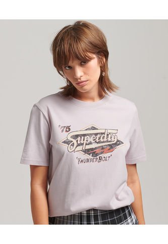 Superdry Camiseta Para Mujer Vintage Boho Graphic Tee Superdry Superdry