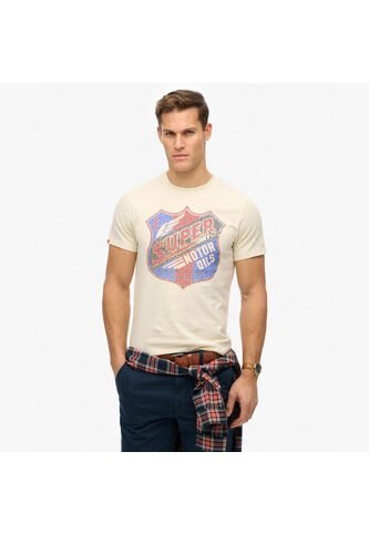 Superdry Camiseta Manga Corta Para Hombre Gasoline Graphic Relaxed Tee Superdry Superdry