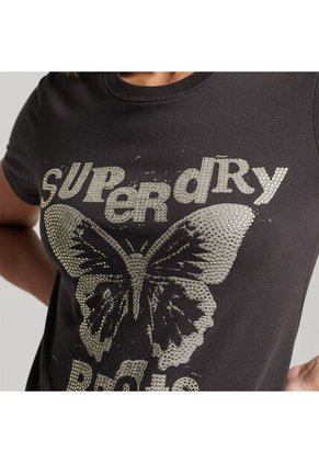 Superdry Camiseta Para Mujer Vintage Poster Superdry