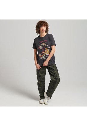 Superdry Camiseta Manga Corta Para Mujer Vintage Suka Graphic Superdry