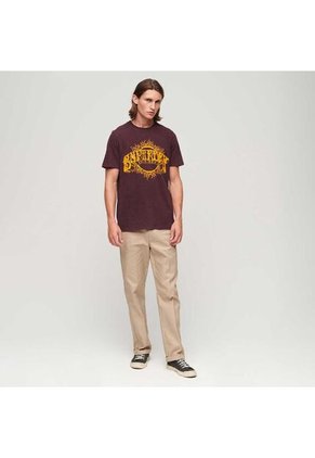 Superdry Camiseta Para Hombre 70'S Lo-Fi Graphic Band Tee Superdry