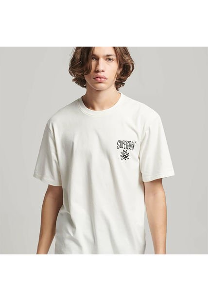 Superdry Camiseta Para Hombre Vintage Tribal Surf Superdry