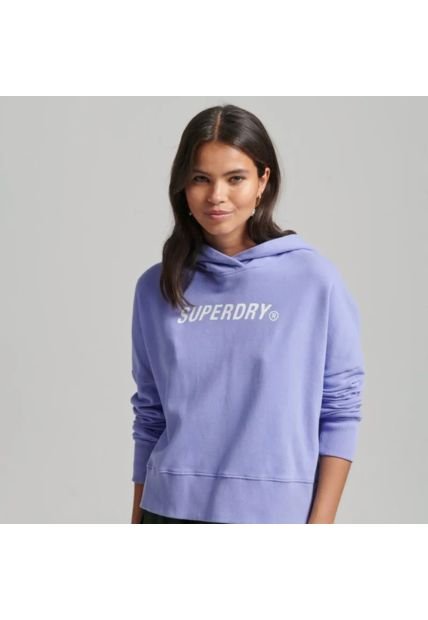 Superdry Buzo Cerrado Para Mujer Code Core Sport Crop Box Superdry