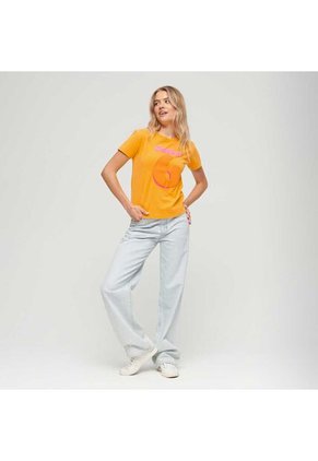Superdry Camiseta Para Mujer Osaka Graphic Fitted Superdry