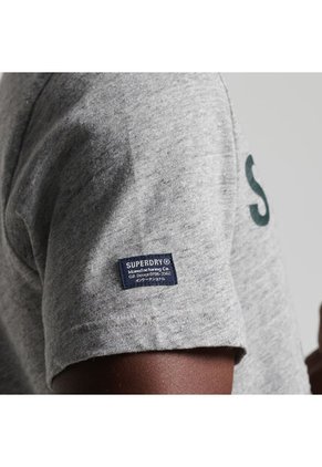 Superdry Camiseta Manga Corta Para Hombre Vintage Corp Logo Marl Superdry