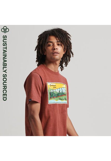 Superdry Camiseta Manga Corta Para Hombre Vintage Travel Superdry