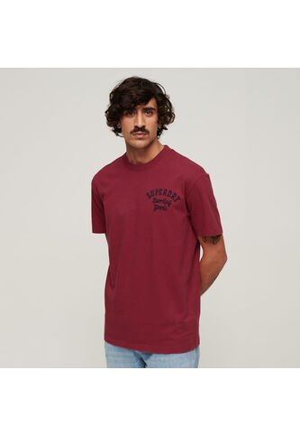 Superdry Camiseta Para Hombre Emb Superstate Ath Logo Tee Superdry Superdry
