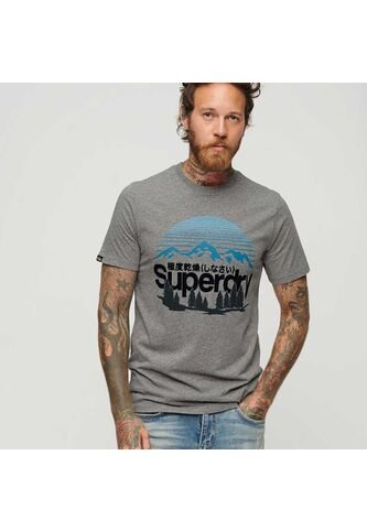 Superdry Camiseta Para Hombre Cl Great Outdoors Graphic Superdry Superdry