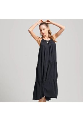 Superdry Vestido Largo Para Mujer Vintage Jersey Midi Dress Superdry