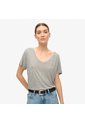 Superdry Camiseta Manga Corta Para Mujer Studios Slub Emb Vee Tee Superdry de Superdry