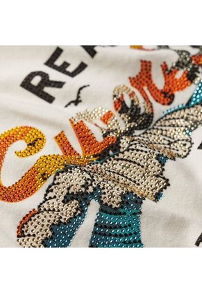 Superdry Camiseta Para Mujer Tokyo Vl Relaxed Superdry