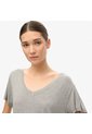 Superdry Camiseta Manga Corta Para Mujer Studios Slub Emb Vee Tee Superdry de Superdry