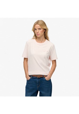 Superdry Camiseta Manga Corta Para Mujer Essential Logo Emb Tee Superdry Superdry