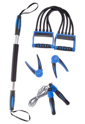 Set de Entrenamiento x 5 Piezas Azul-Negro SUXESS