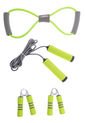 Set de Entrenamiento x 4 Piezas Verde Neón-Gris SUXESS de SUXESS