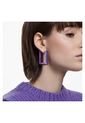 Aretes De Aro Lucent Morados Morado de Swarovski