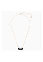 Collar Swarovski Iconic Swan, Negro, Baño En Tono Oro Rosa de Swarovski