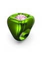 Anillo De Cóctel Dulcis, Cristales De Talla Cushion, Verde de Swarovski