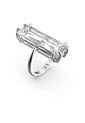 Anillo De Cóctel Mesmera Conjunto (3), Blanco, Baño De Rodio de Swarovski