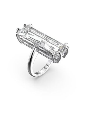 Anillo De Cóctel Mesmera Conjunto (3), Blanco, Baño De Rodio