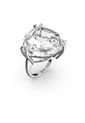 Anillo De Cóctel Mesmera Conjunto (3), Blanco, Baño De Rodio de Swarovski