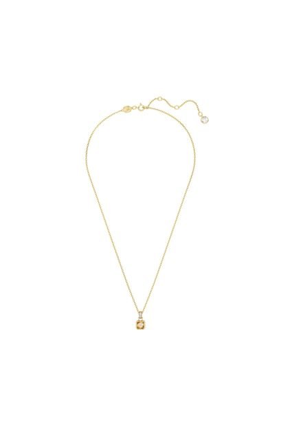 Colgante Stilla, Talla Cuadrada, Amarillo, Baño Tono Oro